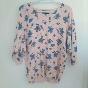 Premise Boho Grandma Core Flower Dolman Sleeves Small